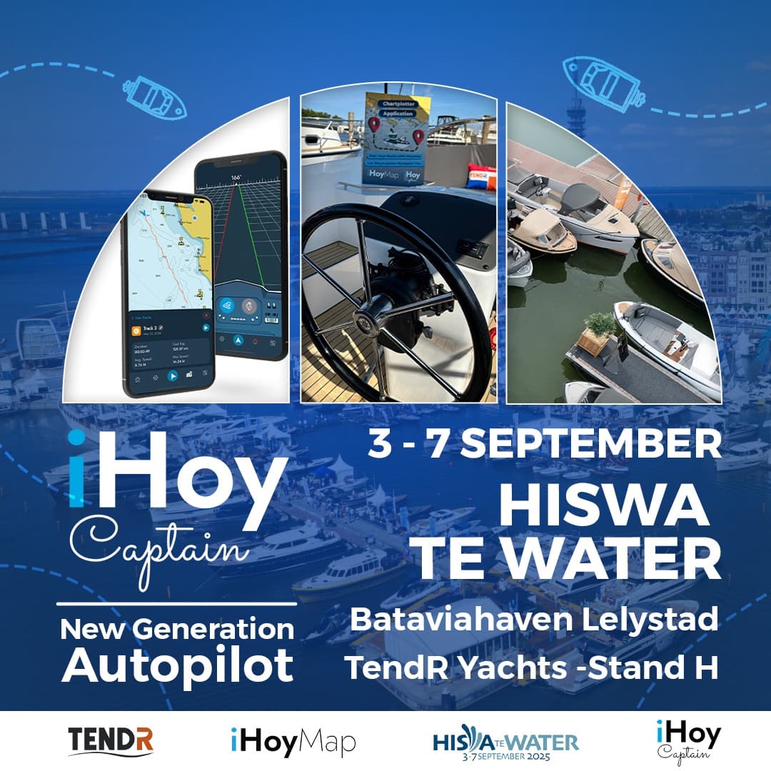 iHoy Captain Attracted Great Attention at HISWA te Water with Its Next-Generation Autopilot System!