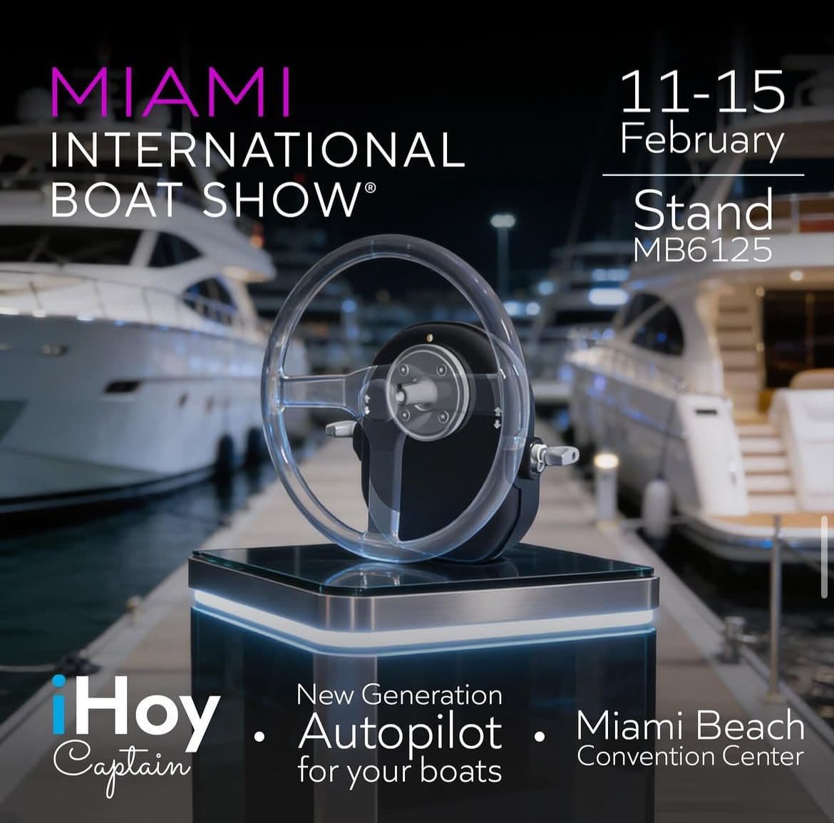 iHoy Captain Met with Boating Enthusiasts at the Miami International Boat Show!